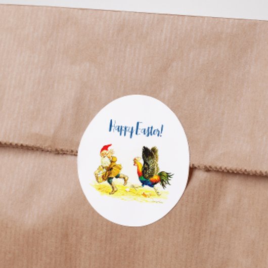 Egg Theif  Grappig Jenny Nyström Pasen Ronde Sticker
