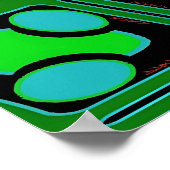 Egg Theory III - Ken Gage Abstract Poster (Hoek)