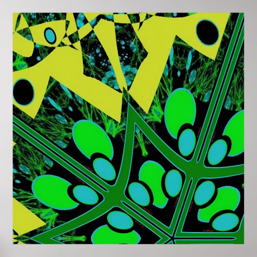 Egg Theory IV - Ken Gage Abstract Poster (Voorkant)