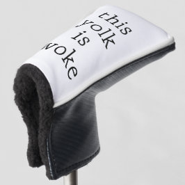 Egg Trending Funny Humor Deze dooier is wakker Golfheadcover