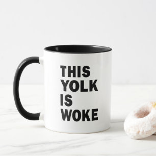 Egg Trending Funny Humor Deze dooier is wakker Mok