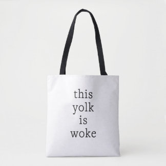 Egg Trending Funny Humor Deze dooier is wakker Tote Bag