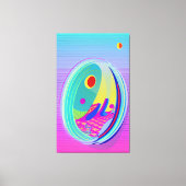 Egg Wave - Ken Gage Abstract Canvas Afdruk (Voorkant)