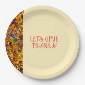 Egg White Family Gathering Happy Bedankt geven Papieren Bordje (Voorkant)