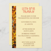 Egg White Thanksgiving Dinner Herfstfeest Kaart (Voorkant / Achterkant)