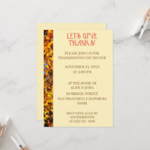 Egg White Thanksgiving Dinner Herfstfeest