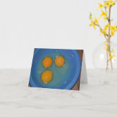 Egg Yolk Notecard Kaart (Gele Bloem)