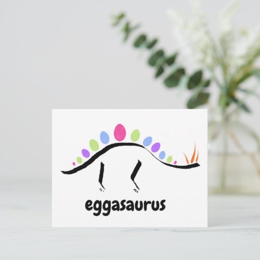 Eggasaurus-Briefkaart Briefkaart (Staand voorkant)