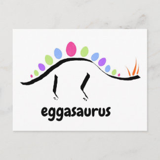 Eggasaurus-Briefkaart Briefkaart