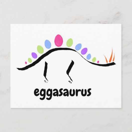 Eggasaurus-Briefkaart Briefkaart (Voorkant)