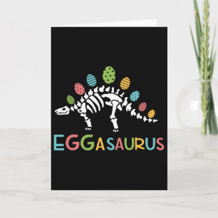 Eggasaurus Pasen Stegosaurus Dinosaur Jongens Kind Kaart