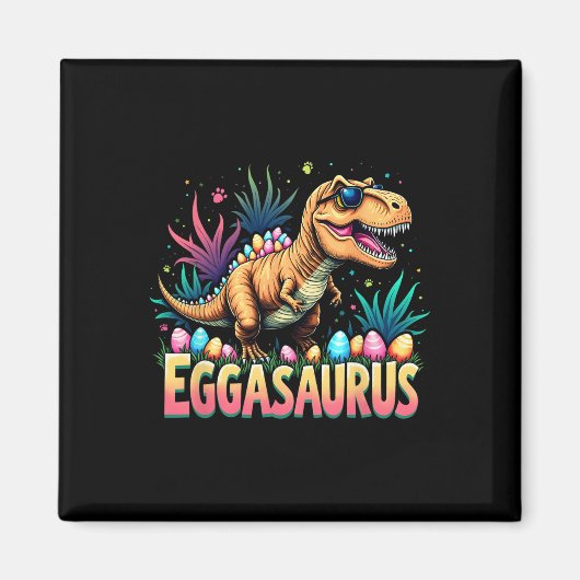 Eggasaurus Pasen Stegosaurus Dinosaur Jongens Kind Magneet (Voorkant)