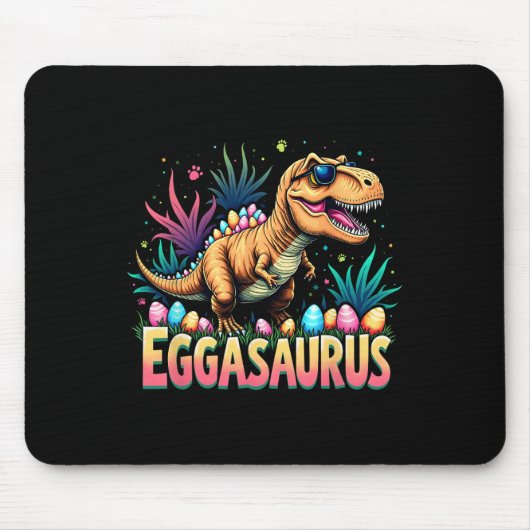 Eggasaurus Pasen Stegosaurus Dinosaur Jongens Kind Muismat (Voorkant)