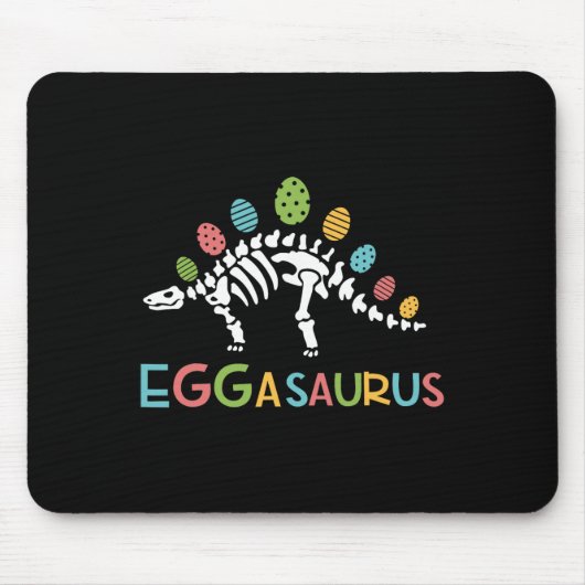 Eggasaurus Pasen Stegosaurus Dinosaur Jongens Kind Muismat (Voorkant)