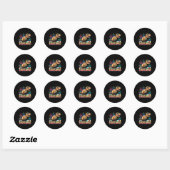 Eggasaurus Pasen Stegosaurus Dinosaur Jongens Kind Ronde Sticker (Vel)