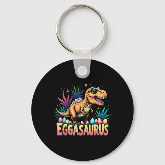 Eggasaurus Pasen Stegosaurus Dinosaur Jongens Kind Sleutelhanger (Voorkant)