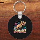 Eggasaurus Pasen Stegosaurus Dinosaur Jongens Kind Sleutelhanger (Voorkant)