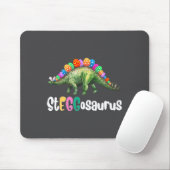 Eggasaurus Pasen Stegosaurus Ei Dinosaurus Pasen Muismat (Met muis)