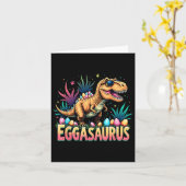 Eggasaurus Pasgebergte Stegosaurus Dinosaur Boys K Kaart (Gele Bloem)