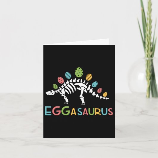 Eggasaurus Pasgebergte Stegosaurus Dinosaur Boys K Kaart (Voorkant)