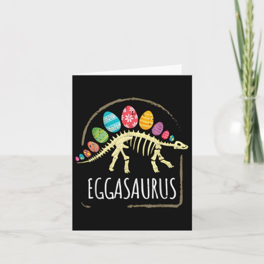 Eggasaurus Pasgebergte Stegosaurus Dinosaur Boys K Kaart (Voorkant)