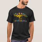 Eggasaurus Stegosaurus Easter Egg Dinosaur Happy E T-shirt (Voorkant)