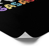 Eggasaurus Stegosaurus Egg Dinosaur Happy Pasen Poster (Hoek)