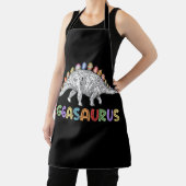 Eggasaurus Stegosaurus Ei Dinosaur Happy Pasen Schort (Insitu)