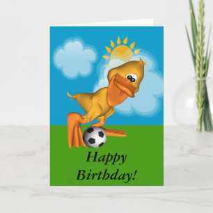 Eggbert de eend Happy Birthday Kaart