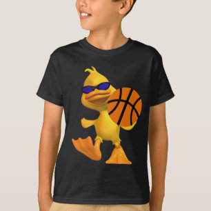 Eggbert The Duck Kinder Cool Basketball T-Shirt
