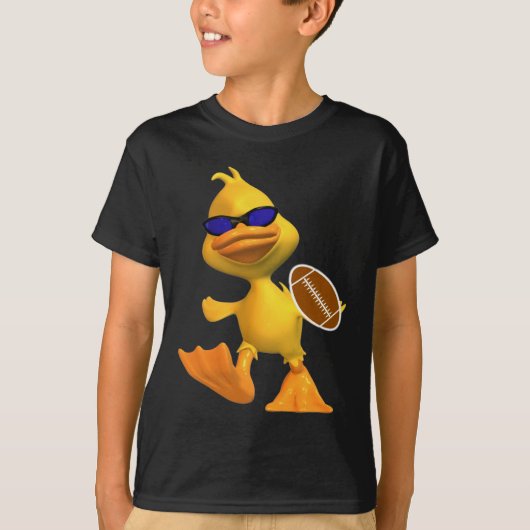 Eggbert The Duck Kinder Cool Football T-Shirt (Voorkant)