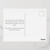 Eggbit Snaffle Bit Equestrian Business Folie Uitnodiging Briefkaart (Achterkant)