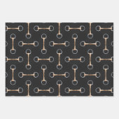 Eggbutt Snaffle Bits Equestrian Inpakpapier Vel (Voorkant 3)