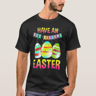 Eggcelent Easter Pun Parody Cute T-shirt