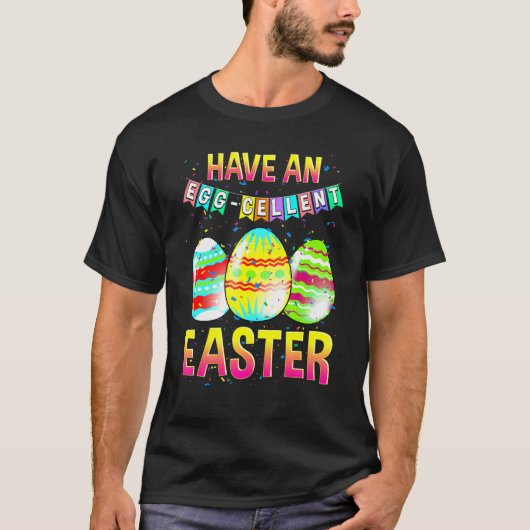 Eggcelent Easter Pun Parody Cute T-shirt (Voorkant)