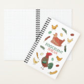 Eggcelent Ideas Funny Chicken Pun Notitieboek (Binnen)