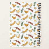 Eggcelent Ideas Funny Chicken Pun Notitieboek (Achterkant)