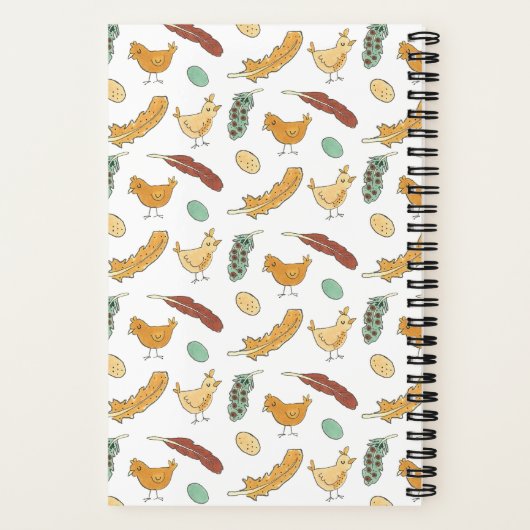 Eggcelent Ideas Funny Chicken Pun Notitieboek (Achterkant)