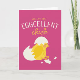 Eggcellent Chick - Valentijnsdag Kaart