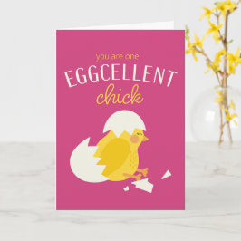Eggcellent Chick - Valentijnsdag Kaart