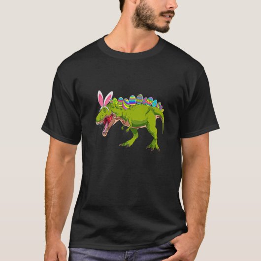 Eggcellent Eggs Cellent Hunter Dinosaur Bunny T Re T-shirt (Voorkant)