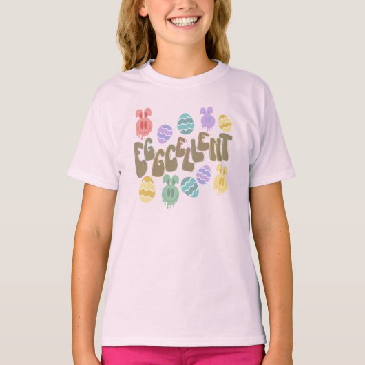 EGGCELLENT Gelukkig Pasen T-shirt (Voorkant)