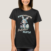 Eggcellent Pediatric Nurse Easter Bunny Pun T-shirt (Voorkant)