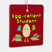 Eggcellent-student Keramisch Ornament (Rechts)