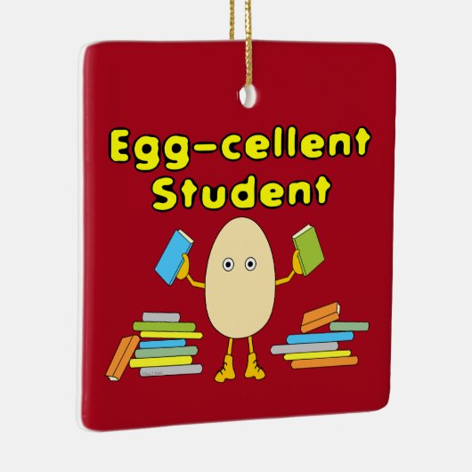 Eggcellent-student Keramisch Ornament (Rechts)