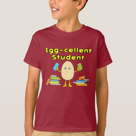 Eggcellent-student T-shirt (Voorkant)