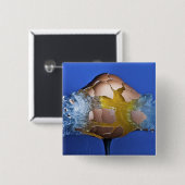 Eggceptioneel Vierkante Button 5,1 Cm (Voorkant /achterkant)