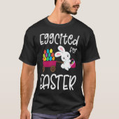 EGGCITED FOR EASTER Bunny Egg Hunt Basket Toddler  T-shirt (Voorkant)