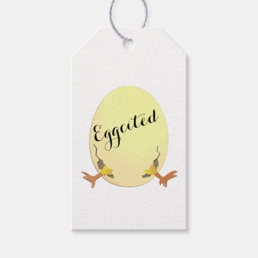 Eggcitement / Fun-naam Cadeaulabel (Voorkant)