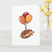 eggelballonnen kaart (Gele Bloem)